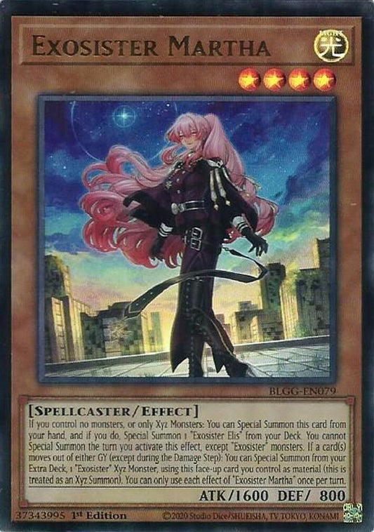 BLGG-EN079 * Exosister Martha * Ultra Rare * Battles of Legend: Glorious Gallery