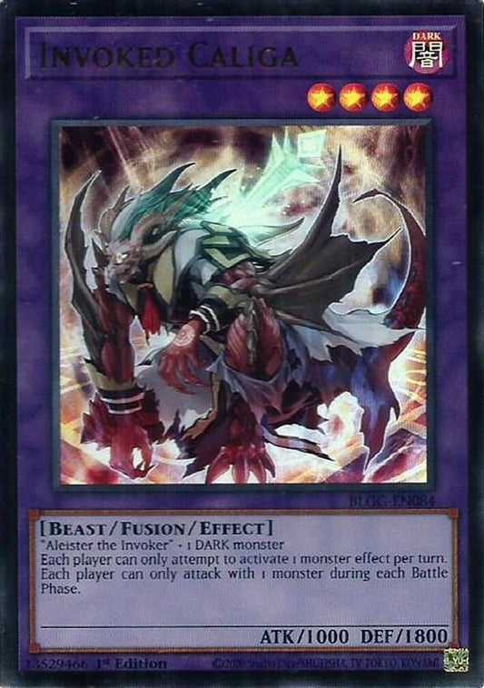 BLGG-EN084 * Invoked Caliga * Ultra Rare * Battles of Legend: Glorious Gallery
