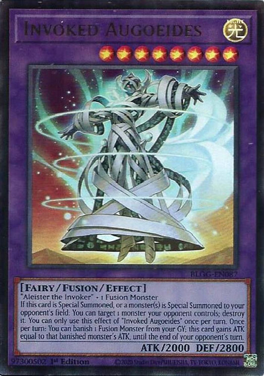 BLGG-EN087 * Invoked Augoeides * Ultra Rare * Battles of Legend: Glorious Gallery