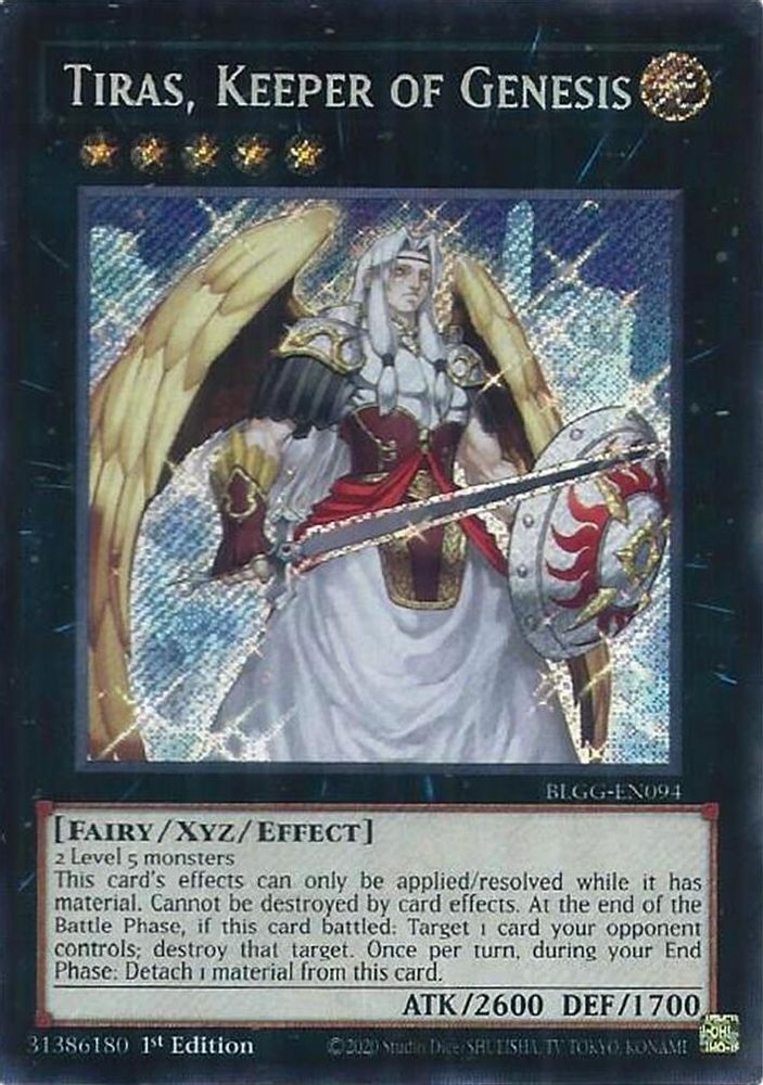 BLGG-EN094 - Tiras, Keeper of Genesis - Secret Rare - Battles of Legend: Glorious Gallery