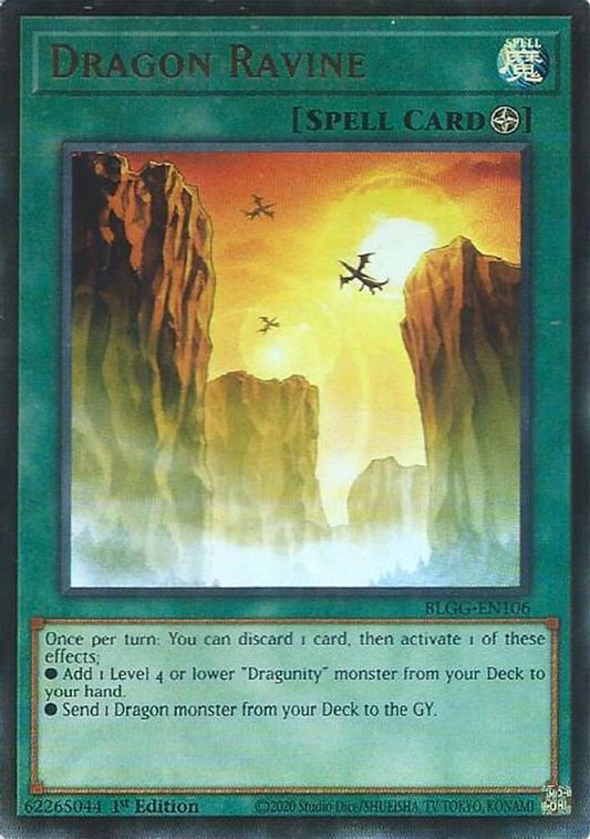 BLGG-EN106 * Dragon Ravine * Ultra Rare * Battles of Legend: Glorious Gallery