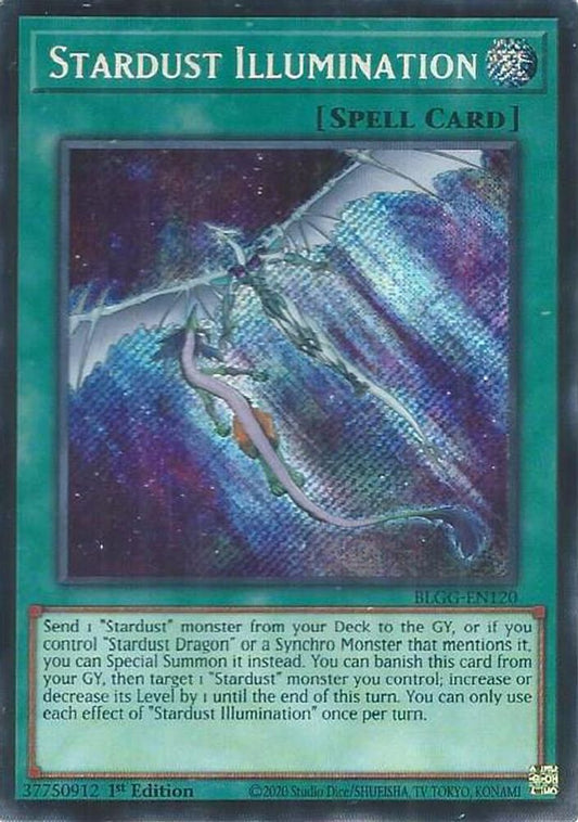 BLGG-EN120 * Stardust Illumination * Secret Rare * Battles of Legend: Glorious Gallery