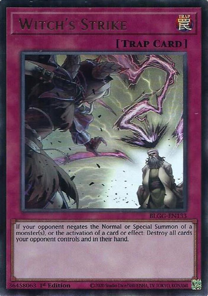 BLGG-EN133 - Witch's Strike - Ultra Rare - Battles of Legend: Glorious Gallery