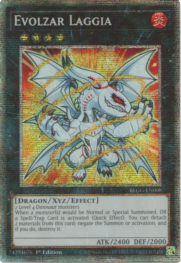 BLGG-EN008 - Evolzar Laggia - Starlight Rare - Battles of Legend: Glorious Gallery
