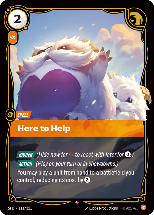 Here to Help * Rare * SFD-111