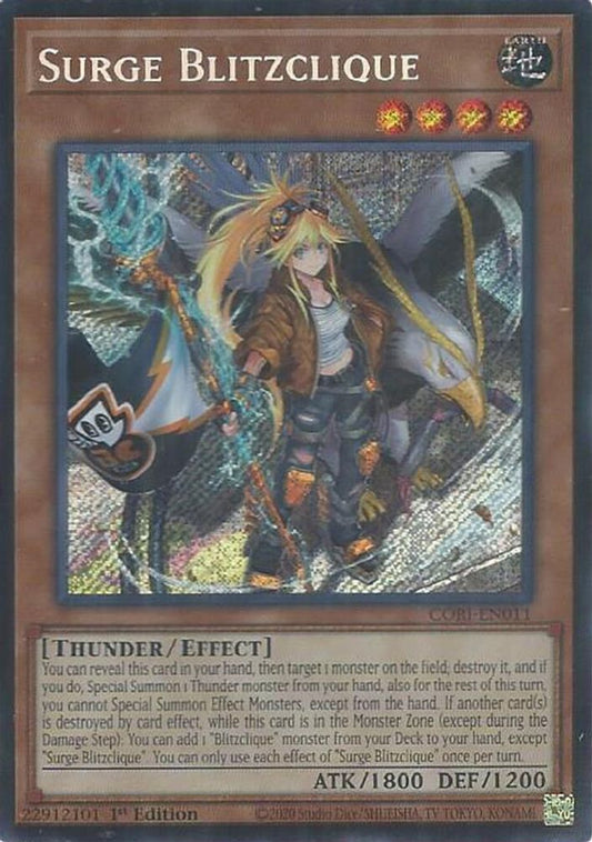 CORI-EN011 * Surge Blitzclique * Secret Rare * Chaos Origins