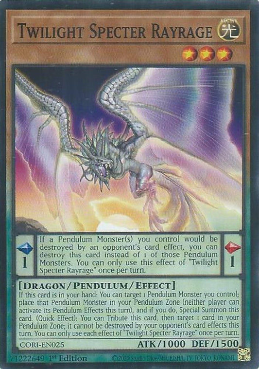 CORI-EN025 * Twilight Specter Rayrage * Common * Chaos Origins