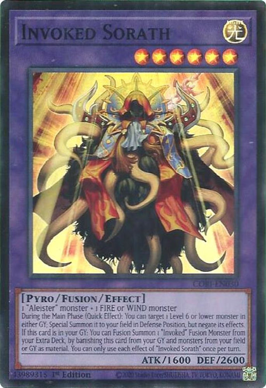 CORI-EN030 * Invoked Sorath * Super Rare * Chaos Origins
