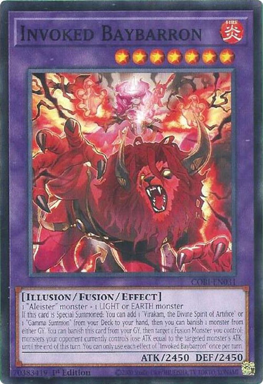 CORI-EN031 * Invoked Baybarron * Common * Chaos Origins