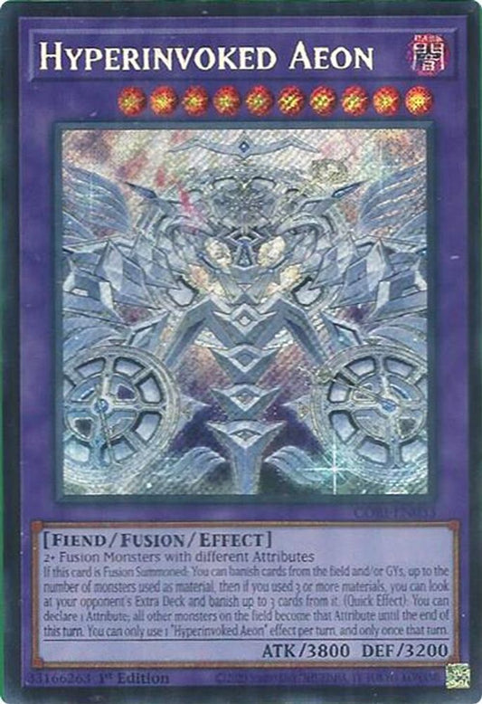 CORI-EN033 * Hyperinvoked Aeon * Secret Rare * Chaos Origins