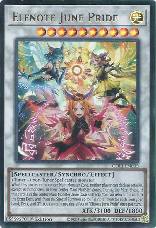 CORI-EN035 * Elfnote June Pride * Ultra Rare * Chaos Origins