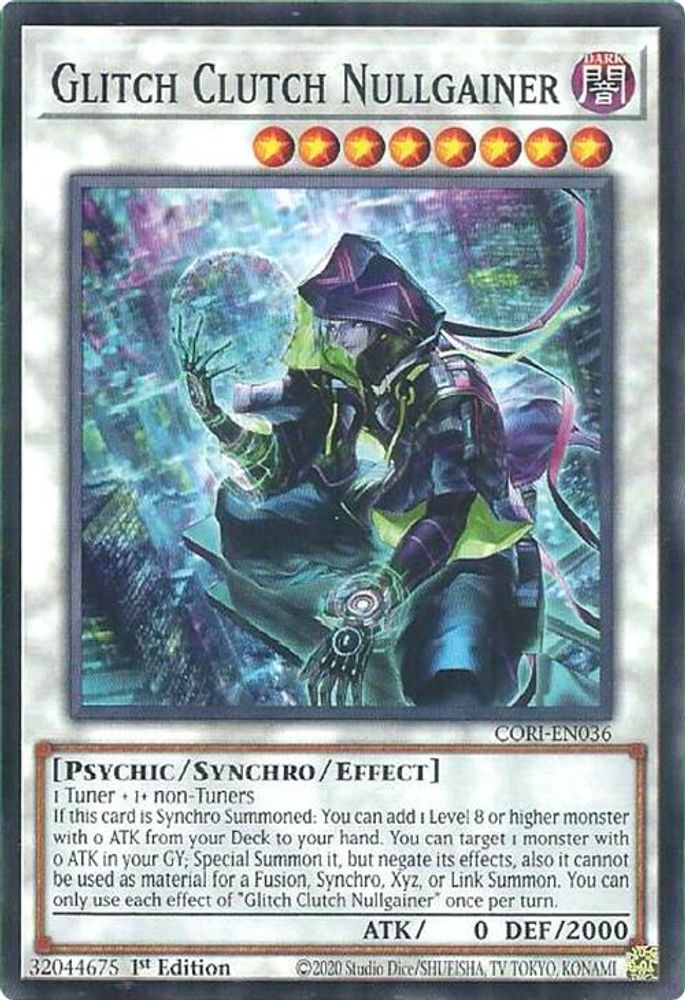 CORI-EN036 * Glitch Clutch Nullgainer * Common * Chaos Origins