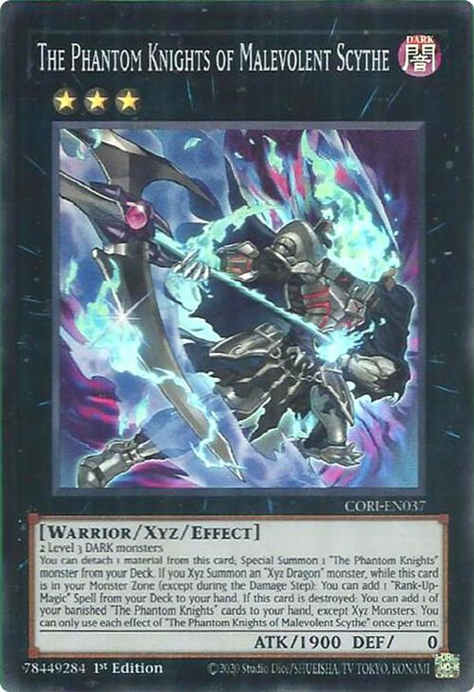 CORI-EN037 * The Phantom Knights of Malevolent Scythe * Super Rare * Chaos Origins