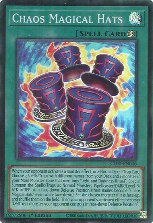 CORI-EN046 * Chaos Magical Hats * Super Rare * Chaos Origins