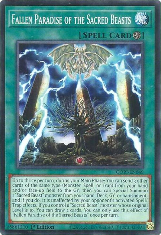 CORI-EN048 * Fallen Paradise of the Sacred Beasts * Common * Chaos Origins