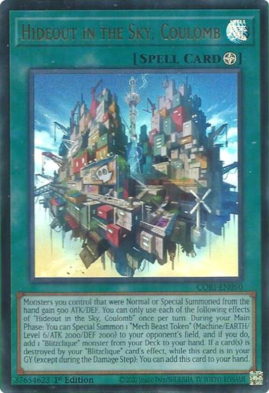 CORI-EN050 * Hideout in the Sky, Coulomb * Ultra Rare * Chaos Origins
