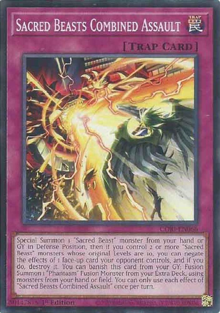 CORI-EN066 * Sacred Beasts Combined Assault * Common * Chaos Origins