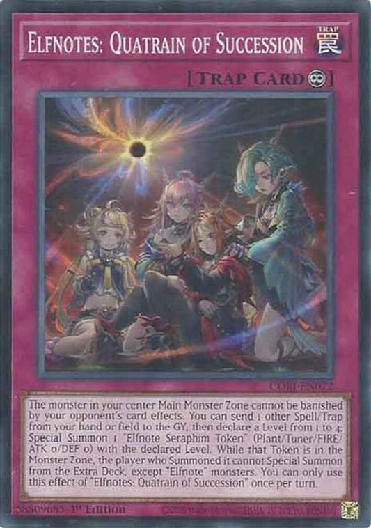 CORI-EN072 * Elfnotes: Quatrain of Succession * Common * Chaos Origins