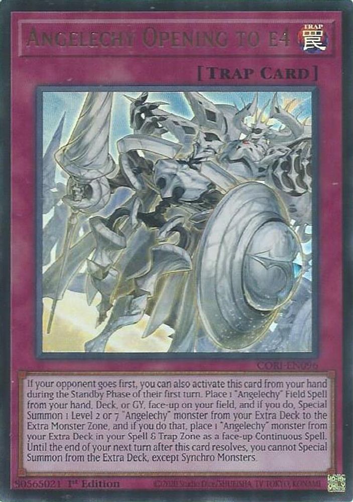 CORI-EN096 * Angelechy Opening to e4 * Ultra Rare * Chaos Origins