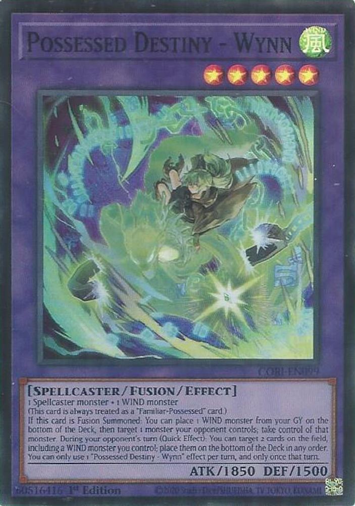 CORI-EN099 * Possessed Destiny - Wynn * Super Rare * Chaos Origins