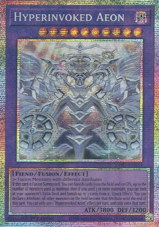 CORI-EN033 * Hyperinvoked Aeon (Starlight Rare) * Starlight Rare * Chaos Origins