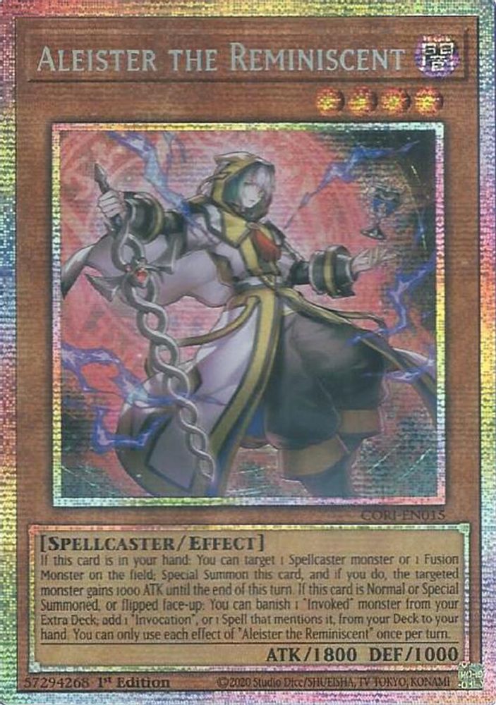 CORI-EN015 * Aleister the Reminiscent (Starlight Rare) * Starlight Rare * Chaos Origins