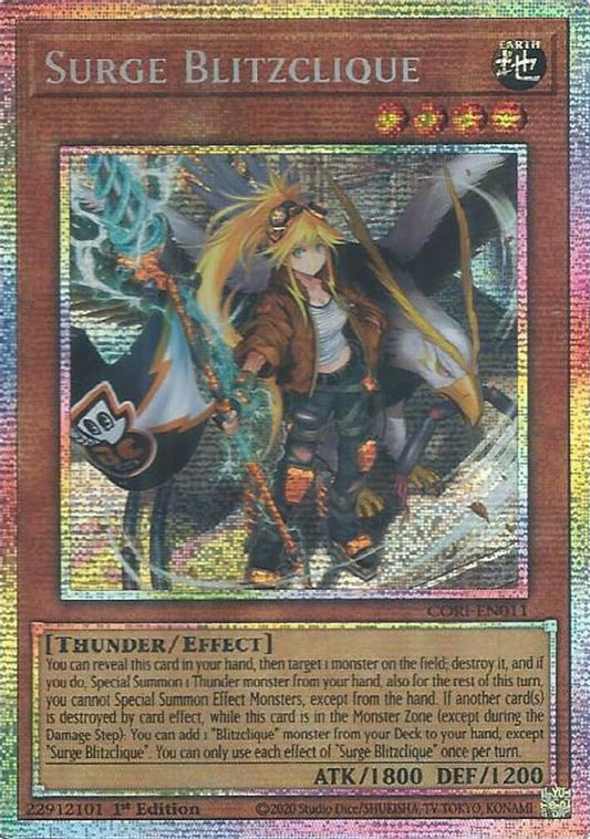 CORI-EN011 * Surge Blitzclique (Starlight Rare) * Starlight Rare * Chaos Origins