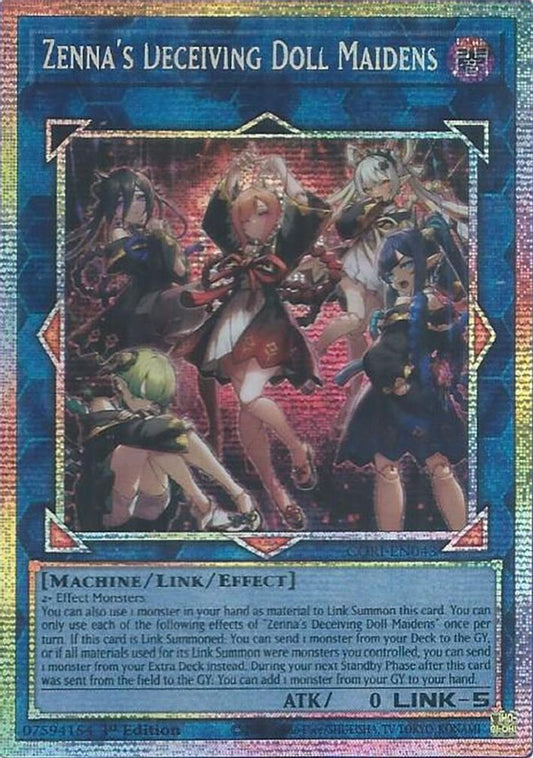 CORI-EN043 * Zenna's Deceiving Doll Maidens (Starlight Rare) * Starlight Rare * Chaos Origins