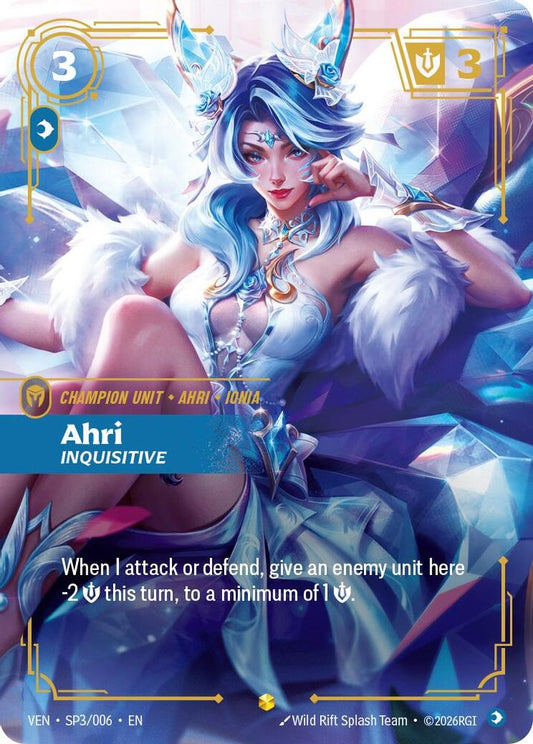 SP3/006 * Ahri, Inquisitive (Foil) * Epic * Vendetta