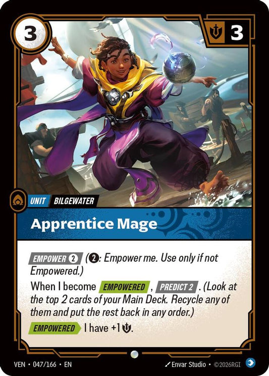 047/166 * Apprentice Mage * Common * Vendetta