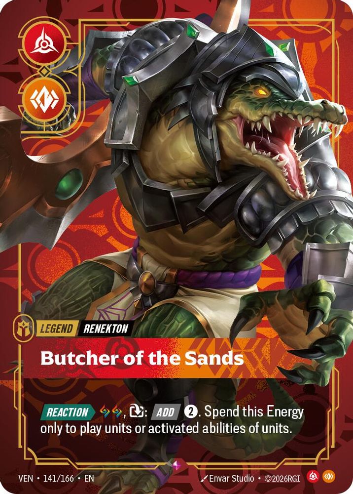 141/166 * Butcher of the Sands (Foil) * Rare * Vendetta