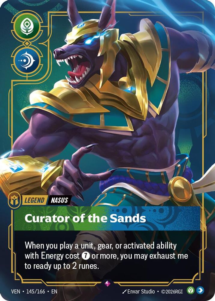 145/166 * Curator of the Sands (Foil) * Rare * Vendetta