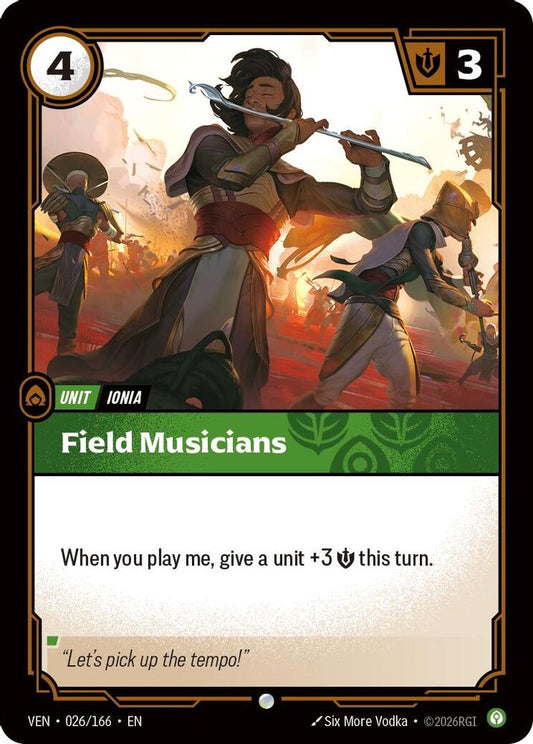 026/166 * Field Musicians * Common * Vendetta
