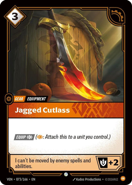 073/166 * Jagged Cutlass * Common * Vendetta