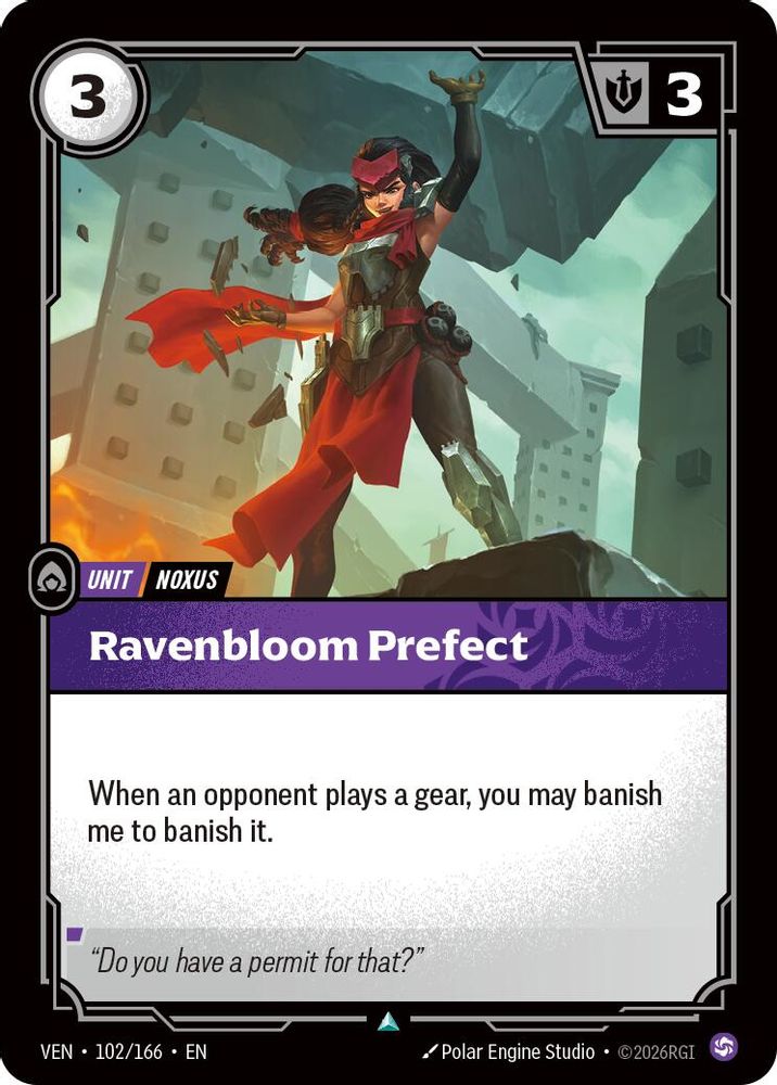 102/166 * Ravenbloom Prefect * Uncommon * Vendetta