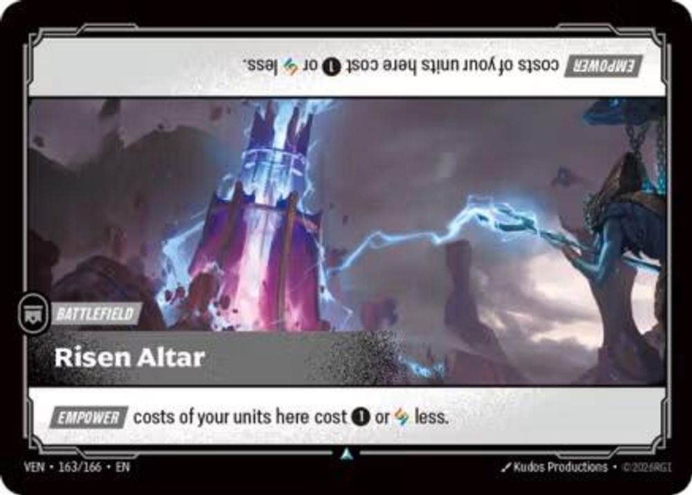 163/166 * Risen Altar * Uncommon * Vendetta