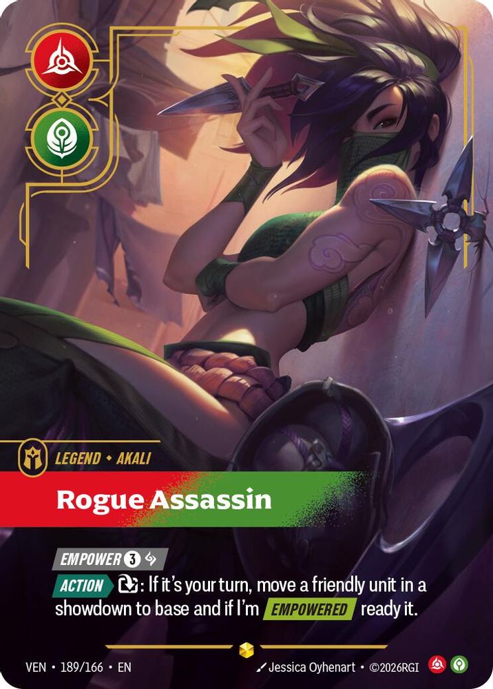 189/166 * Rogue Assassin (Foil) * Rare * Vendetta