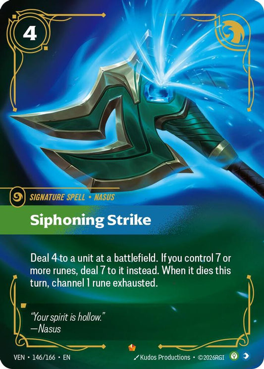 146/166 * Siphoning Strike (Foil) * Epic * Vendetta