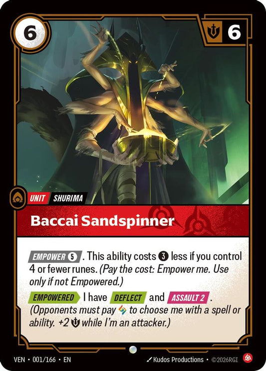 001/166 * Baccai Sandspinner * Common * Vendetta