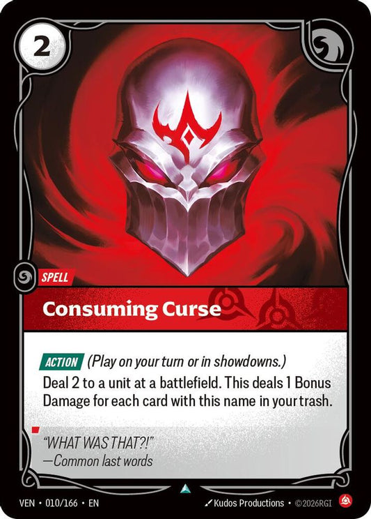 010/166 * Consuming Curse * Uncommon * Vendetta