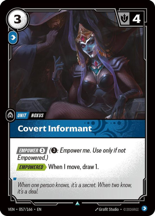 057/166 * Covert Informant * Uncommon * Vendetta
