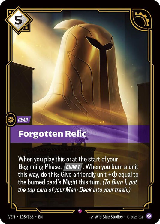 108/166 * Forgotten Relic (Foil) * Rare * Vendetta