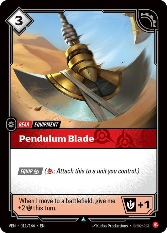 011/166 * Pendulum Blade * Uncommon * Vendetta
