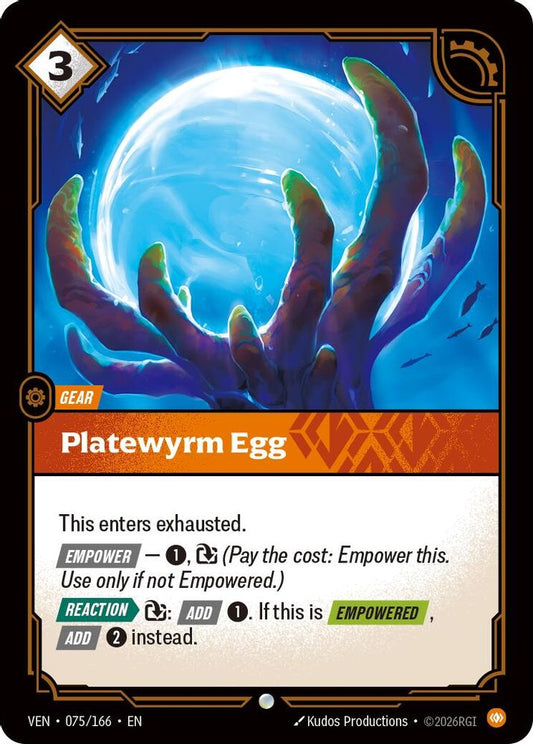 075/166 * Platewyrm Egg * Common * Vendetta