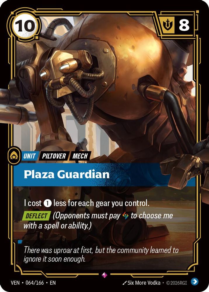 064/166 * Plaza Guardian (Foil) * Rare * Vendetta