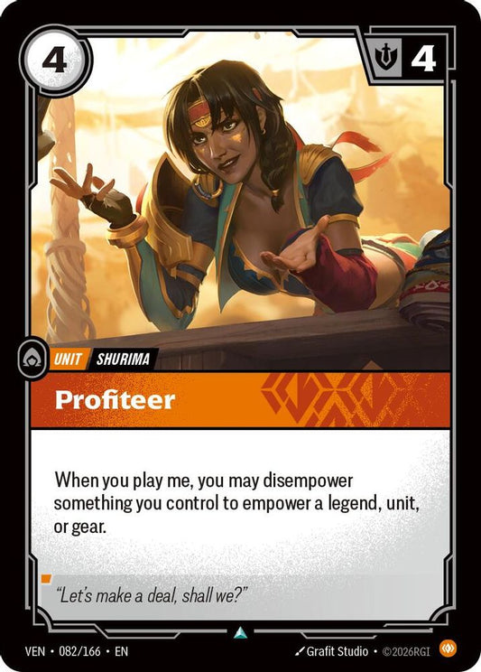 082/166 * Profiteer * Uncommon * Vendetta