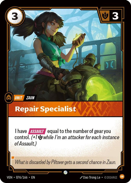 076/166 * Repair Specialist * Common * Vendetta
