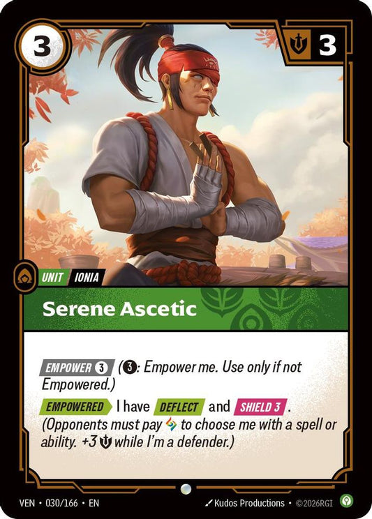 030/166 * Serene Ascetic * Common * Vendetta