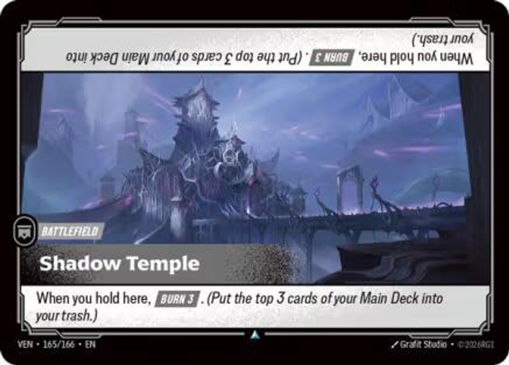 165/166 * Shadow Temple (Foil) * Uncommon * Vendetta