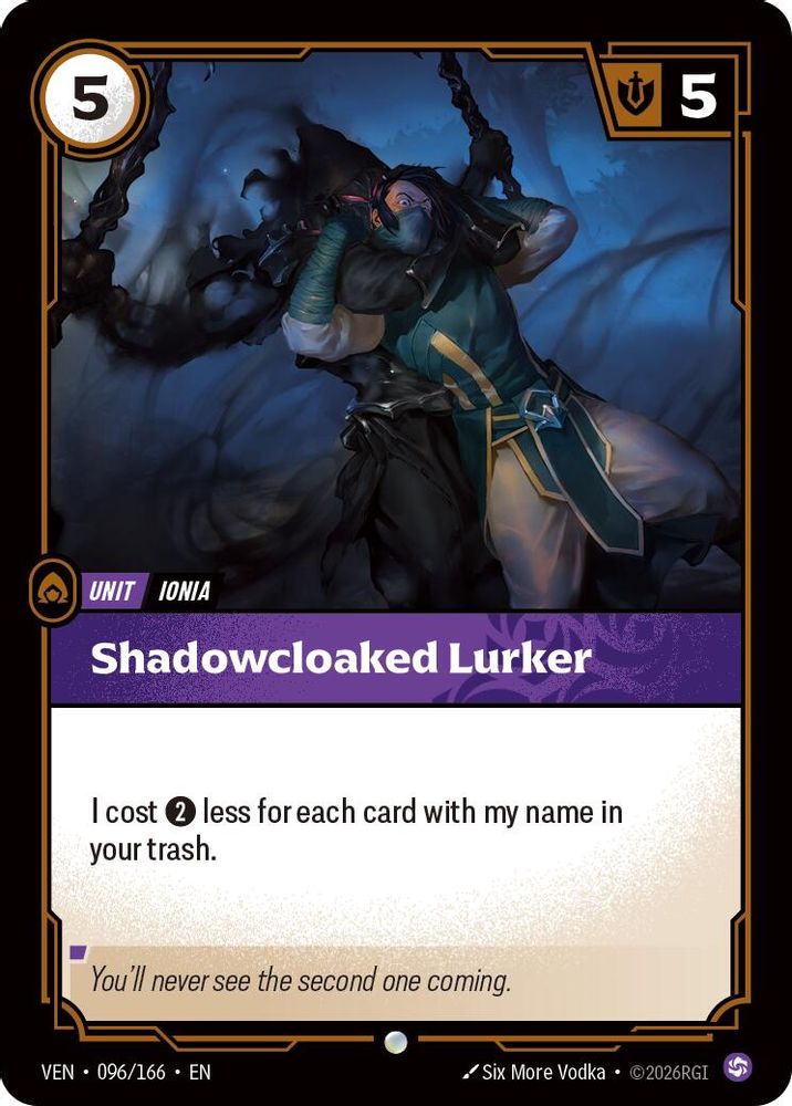 096/166 * Shadowblade Lurker (Foil) * Common * Vendetta